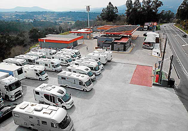 Ames tiene dos nuevas áreas para las autocaravanas en Milladoiro y Lapido